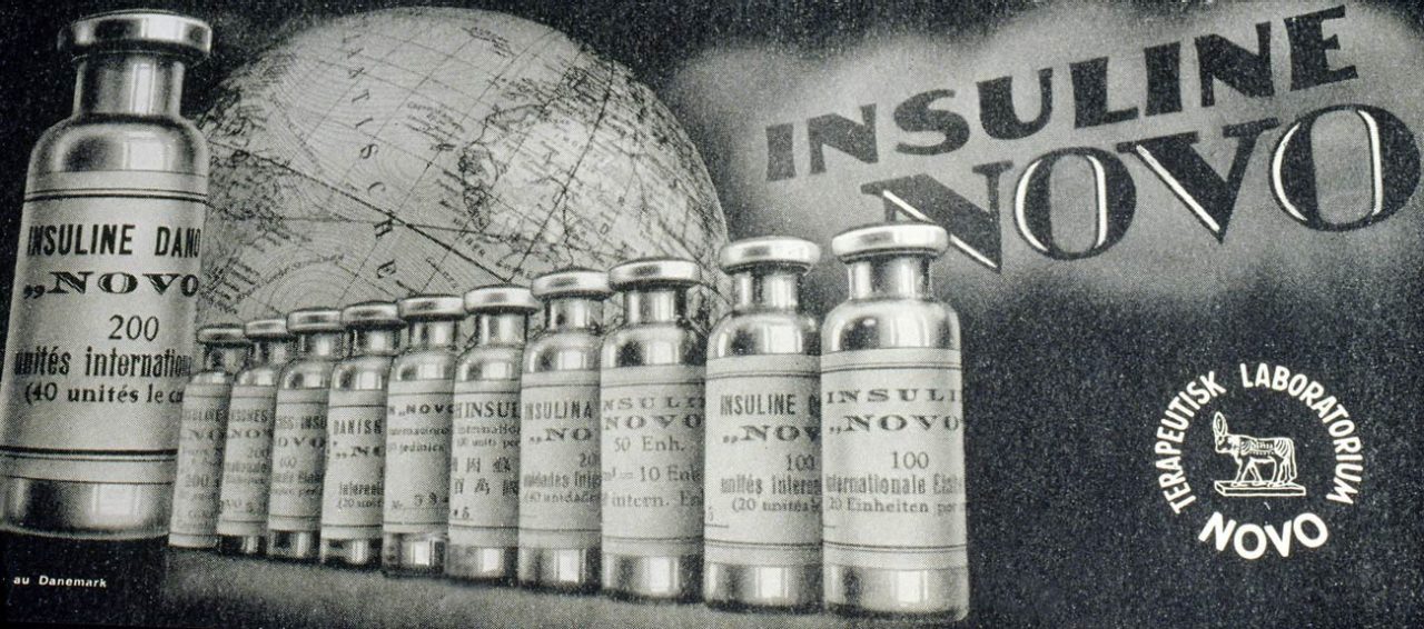 胰岛素新广告在1930年。