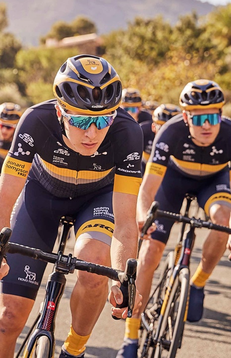 Team Novo Nordisk training during 2021